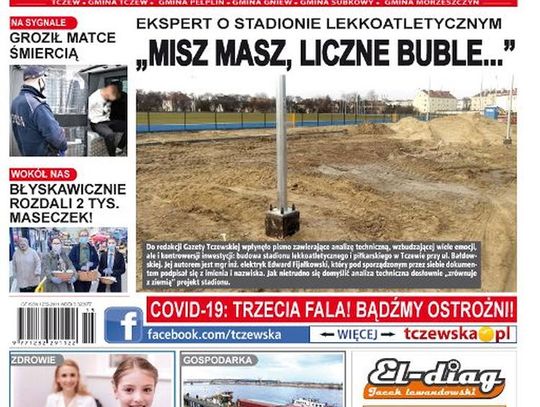 Nowy numer Gazety Tczewskiej już w sprzedaży. Najświeższe informacje z Tczewa oraz okolic naszego powiatu już w twoim kiosku. Co w środku?