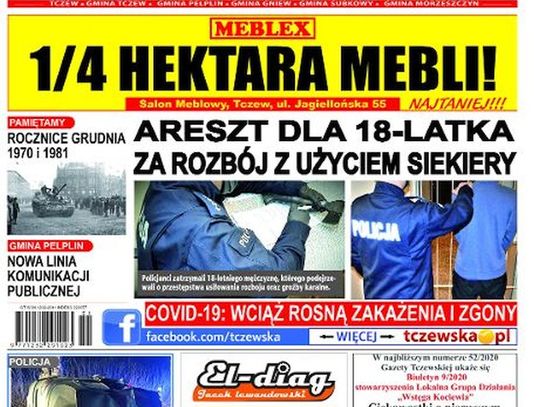 Nowy numer Gazety Tczewskiej już w sprzedaży! Świeże informacje z Tczewa i okolic naszego powiatu już w Twoim kiosku. Co w środku?