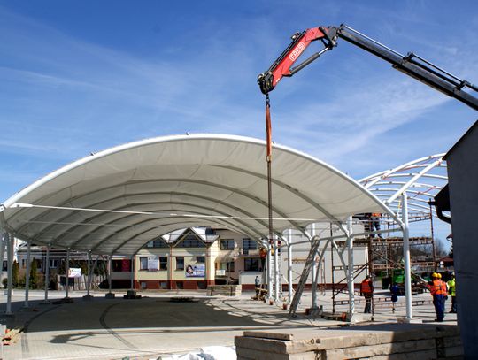 Pelplińskie targowisko coraz bliżej ukończenia