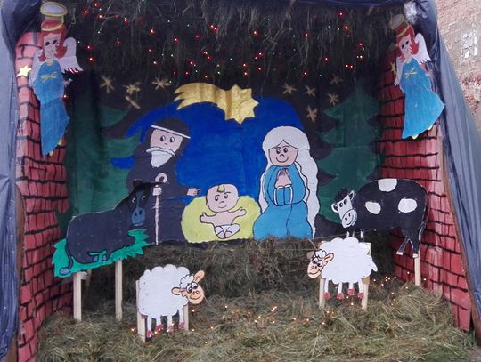 Piękna szopka stanęła przy ul. Zamkowej w Tczewie