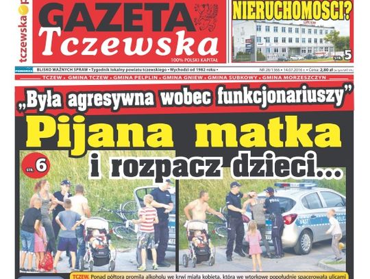 Pijana w sztok matka powalona "na glebę". Czytaj najnowszy numer GT