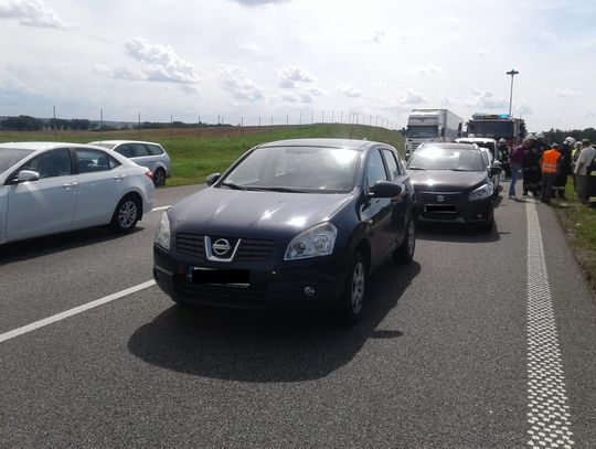 PILNE. Karambol na A1. Spore utrudnienia w ruchu