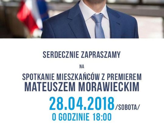 PILNE. Premier Morawiecki przyjedzie do Pelplina. W sobotę spotkanie z mieszkańcami