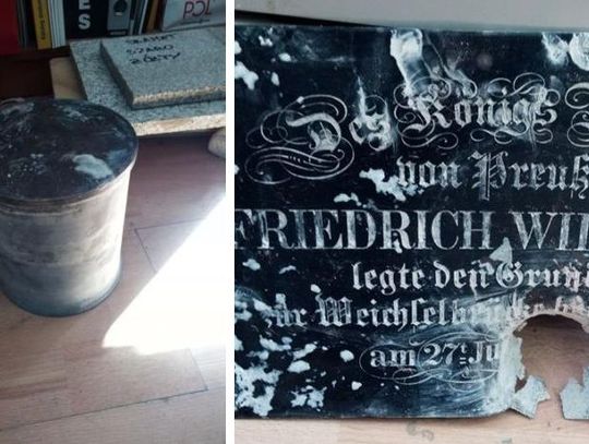 PILNE. W trakcie prac przy moście znaleziono kapsułę czasu! Ponad 150 lat temu wmurował ją król pruski 