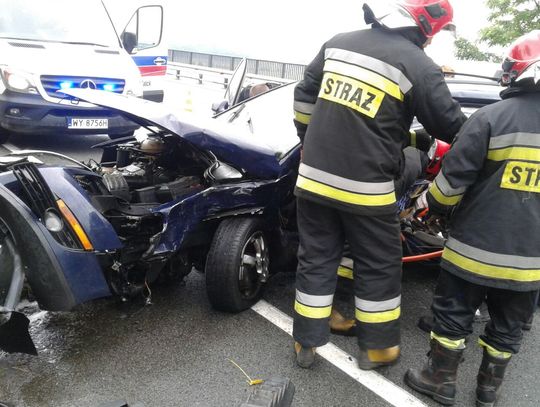 PILNE. Zderzenie na "berlince". Dwie osoby zabrane do szpitala