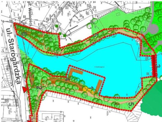 Plaża z kąpieliskiem może powstać w samym sercu Pelplina