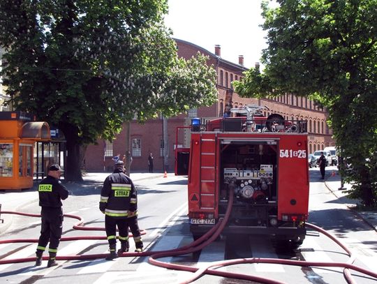 Płonęły trawy w Śliwinach