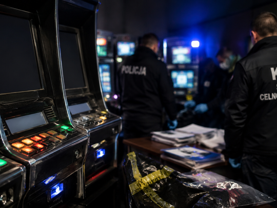 Policja i KAS zabezpieczyły automaty warte kilkadziesiąt tysięcy złotych