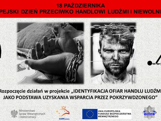 Policja realizuje projekt poświęcony ofiarom handlu ludźmi i wsparciu pokrzywdzonych