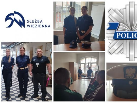 Policjantki z Tczewa edukowały osadzonych w Areszcie Śledczym