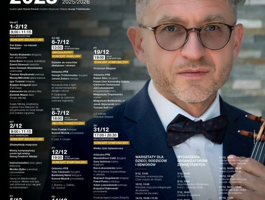 Polska Filharmonia Bałtycka im. Fryderyka Chopina w Gdańsku zaprasza na koncerty symfoniczne i wydarzenia w grudniu 2025 Polska Filharmonia Bałtycka im. Fryderyka Chopina w Gdańsku zaprasza na koncerty symfoniczne i wydarzenia w grudniu 2025