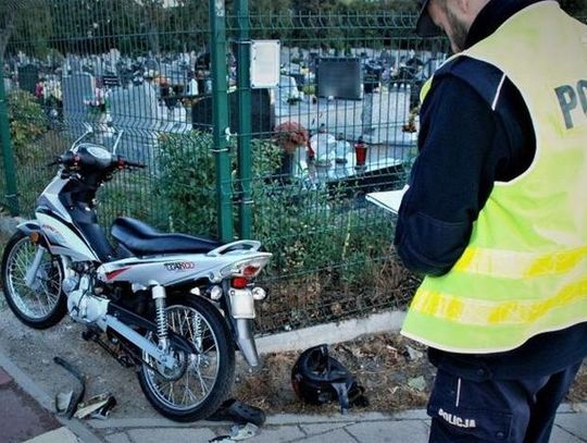 Potrącenie motocyklisty przy ul. Gdańskiej! 66-latek trafił z obrażeniami ciała do szpitala