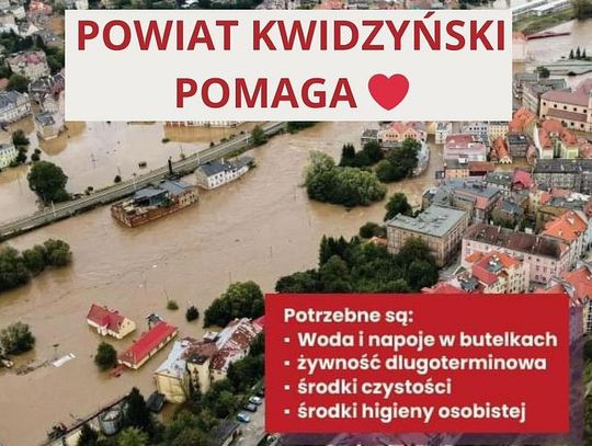 Powiat kwidzyński POMAGA POWODZIANOM!