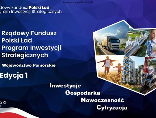 POWIAT TCZEWSKI OTRZYMA  W 1. EDYCJI 52,4 MLN. ZŁOTYCH