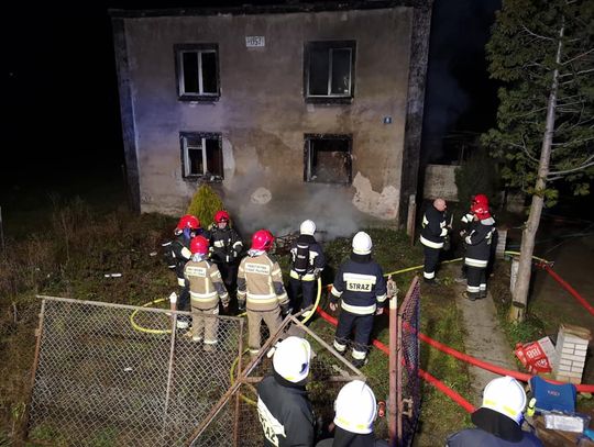 Pożar domu jednorodzinnego i wybuch gazu. Dwa wypadki na Jagiellońskiej w Tczewie. Kronika strażacka z interwencji w dniach 16-29.12.2019