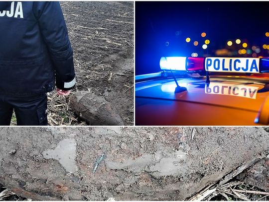 Prawie metrowy niewybuch. Konieczna była interwencja saperów