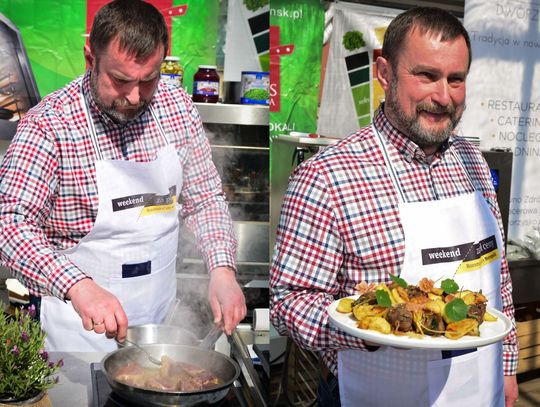 Prezydenckie gotowanie w Gdańsku. Wątróbka smakowała wybornie