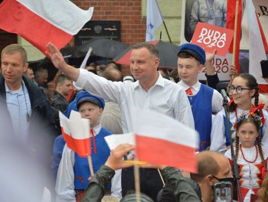 Prezydent Andrzej Duda na Kociewiu: „Pod biało-czerwoną flagą, wokół naszego Mazurka Dąbrowskiego jest miejsce dla każdego, dla każdego”