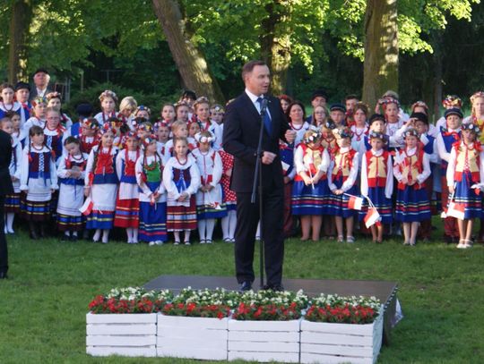 Prezydent Andrzej Duda w Pelplinie - relacja z wizyty głowy państwa