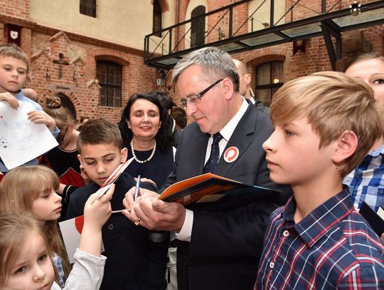 Prezydent Bronisław Komorowski odwiedził Gniew