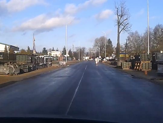 Przejazd remontowaną ul. 30 Stycznia