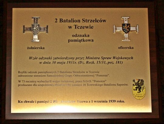 Przywrócili symbol tczewskich strzelców