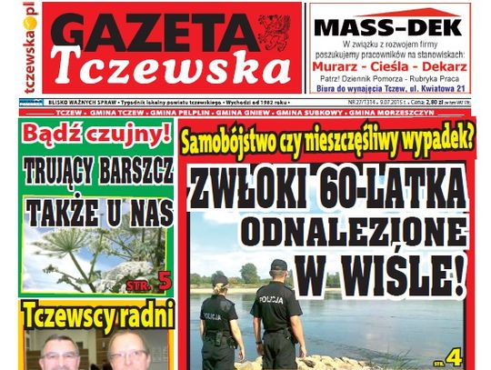 Radni stracą mandaty? Cyrki z kamienicą. Śmiercionośny barszcz. Czytaj w GT!