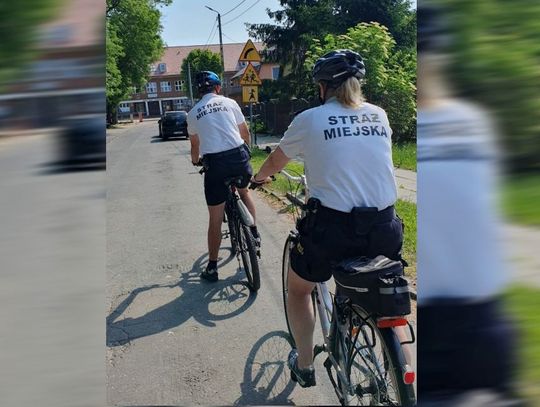 Rowerowe patrole tczewskich strażników miejskich