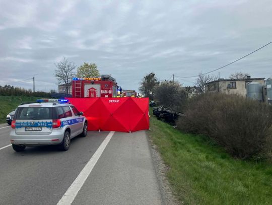 Śmierć dwóch osób w tragicznym wypadku w gminie Subkowy