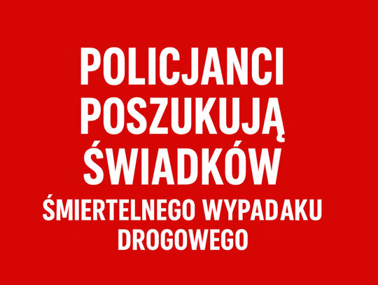 Śmiertelny wypadek pod Tczewem – zginęła 18-latka. Policja poszukuje świadków wypadku