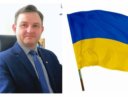 Sołtys Knybawy Łukasz Kowalski organizuje zbiórkę pomocy dla Ukrainy