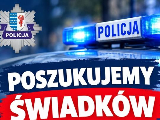 Sprawca uderzył, powodując obrażenia. Teraz ściga go policja