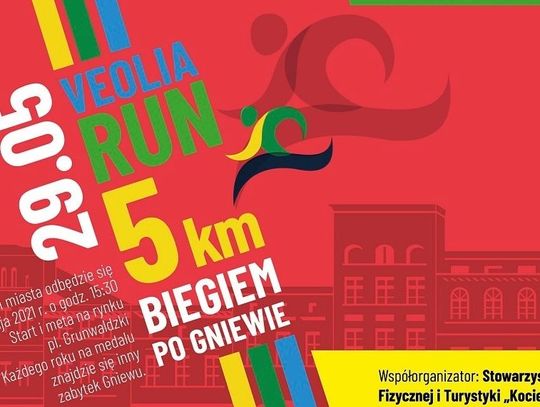 Startuje II edycja VEOLIA RUN – 5 km biegiem po Gniewie