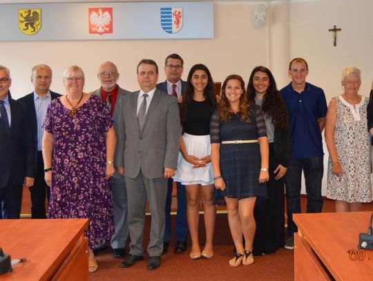 Studenci z USA odwiedzili tczewskie starostwo