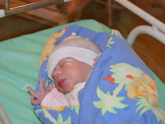 Szymon - to on w powiecie urodził się jako pierwszy w 2016 r.!