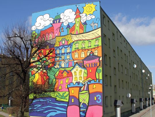 Tczew jak z bajki - mural już gotowy