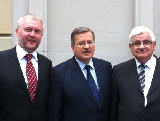 Tczewscy samorządowcy na spotkaniu z prezydentem