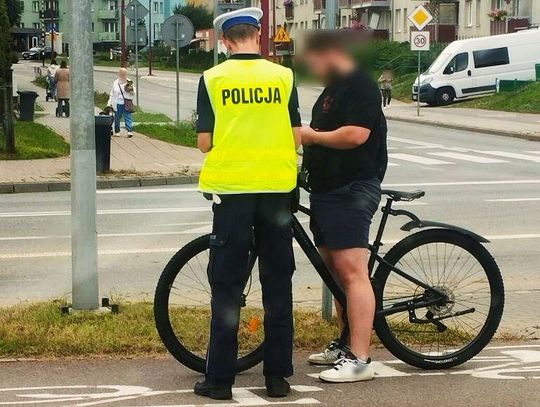Tczewska policja podczas akcji „e-Rowery” skontrolowała 44 rowerzystów: Wykroczenia i nietrzeźwy uczestnik ruchu!