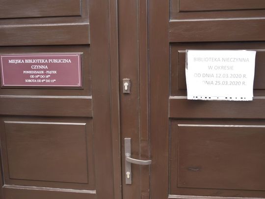 Tczewskie biblioteki zamknięte do 25 marca. Wszystkiemu winien koronawirus...