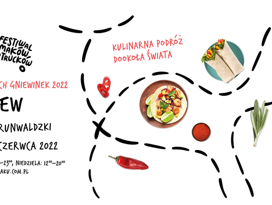 To będzie pyszny weekend! Festiwal Smaków Food Trucków zagości po raz pierwszy w Gniewie w ramach Gniewinek 2022. Jakich pyszności będzie można skosztować?