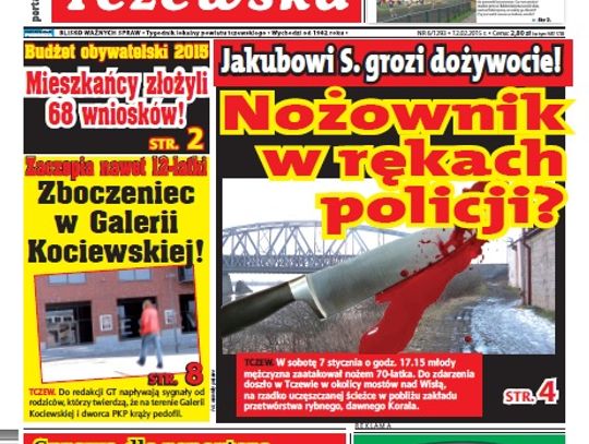 TO BYŁ TYDZIEŃ... "Nożownik", wyłudzenia, zboczeniec w Galerii. Czytaj w GT