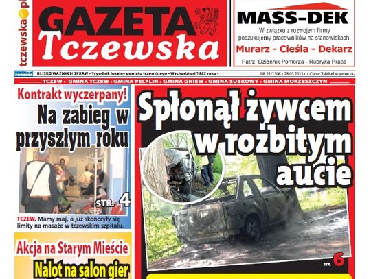 Tragedia na drodze. Mężczyzna spłonął żywcem w aucie