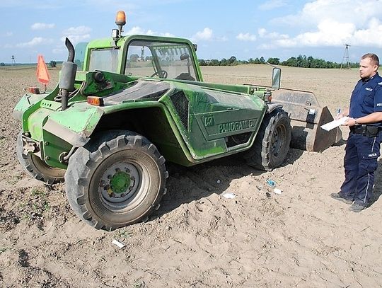Tragedia w czasie prac na polu. Interweniował śmigłowiec Lotniczego Pogotowia Ratunkowego