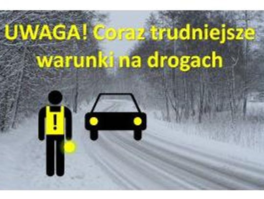 Trudna sytuacja na drogach. Policja apeluje o ostrożność