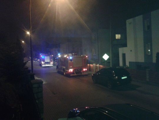 Trwa akcja straży pożarnej w domu przy ul. Reymonta w Tczewie