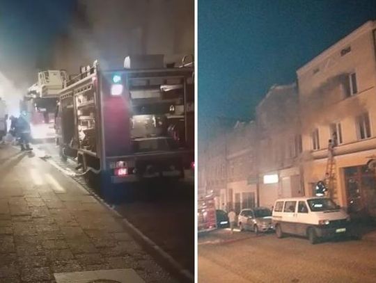 Trzech strażaków rannych w trakcie gaszenia pożaru. Trafili do szpitala m.in. z poparzeniem twarzy