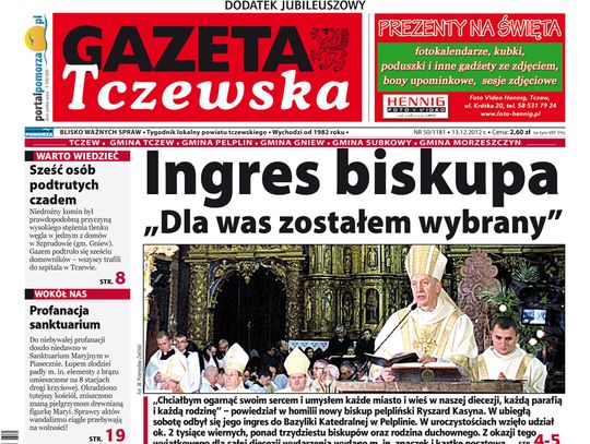Tylko w „Gazecie Tczewskiej”!