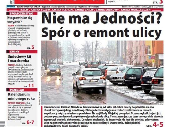 Tylko w „Gazecie Tczewskiej”!