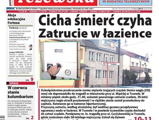 Tylko w „Gazecie Tczewskiej”!