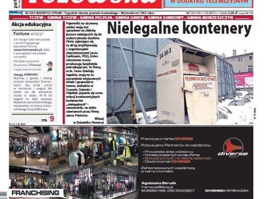 Tylko w „Gazecie Tczewskiej”!